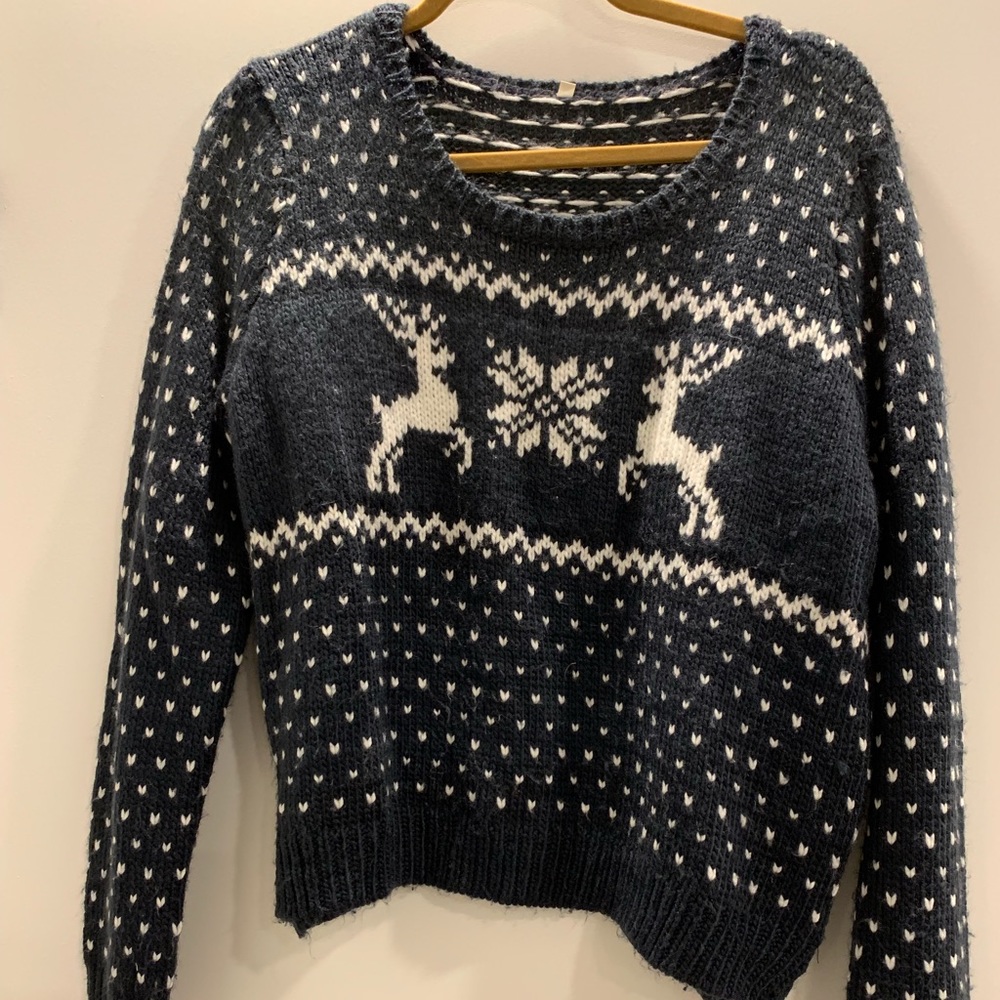 Blue Christmas Sweater